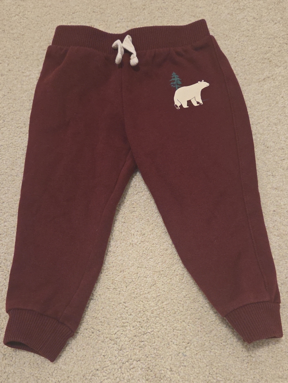 Burgundy 2T Joggers